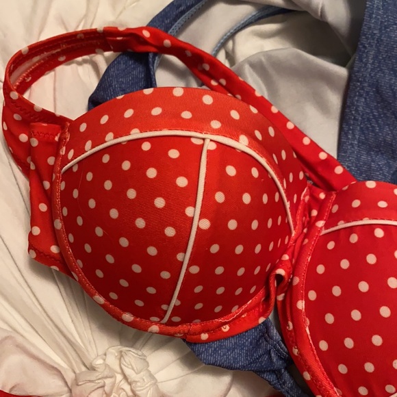 High Waisted Two Piece Swim Suit - Picture 4 of 7